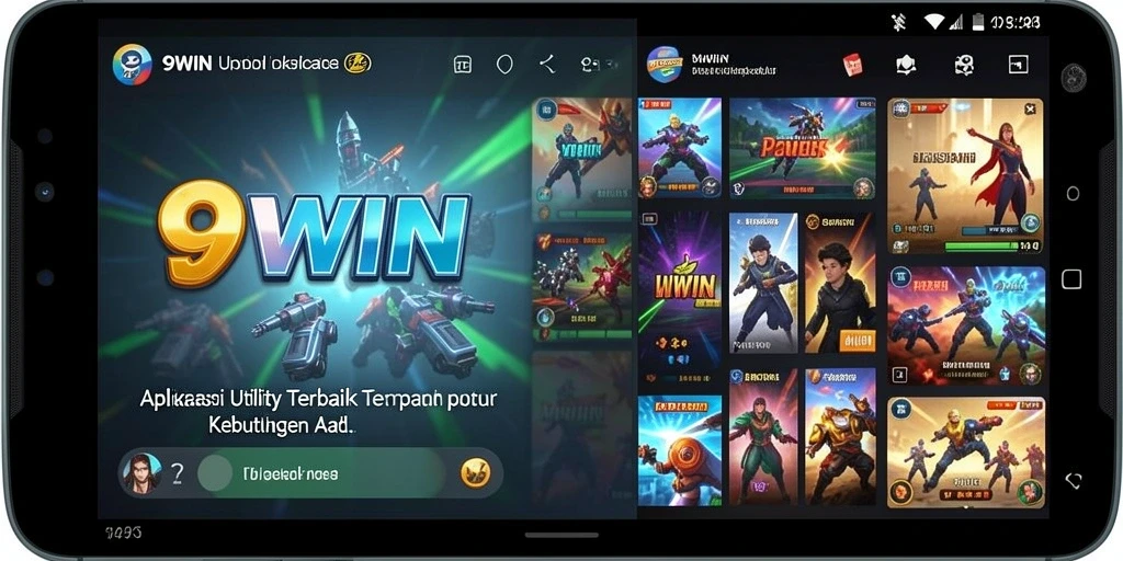 Tampilan antarmuka pengguna 9WIN yang intuitif dan informatif.