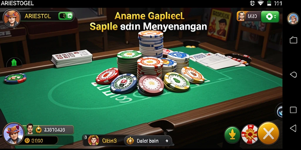 Tampilan gameplay ARIESTOGEL yang seru dan menarik.