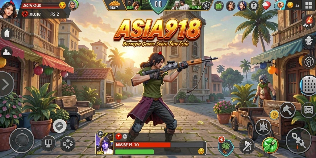 Screenshot ASIA918 menampilkan gameplay yang mengasyikkan dan penuh warna.