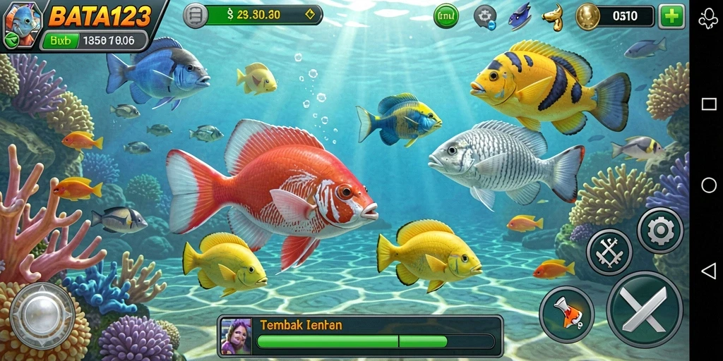 Gameplay seru BATA123 dengan aksi Tembak Ikan.