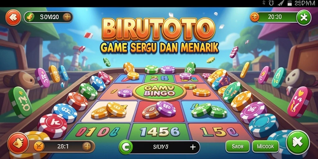 Tampilan gameplay BIRUTOTO yang menyenangkan dan interaktif.