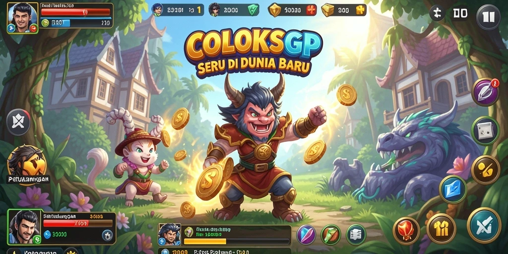 Tangkapan layar menunjukkan gameplay seru dalam petualangan COLOKSGP.