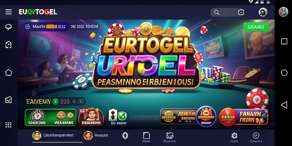 Tampilan gameplay EUROTOGEL yang menarik dan mendebarkan.