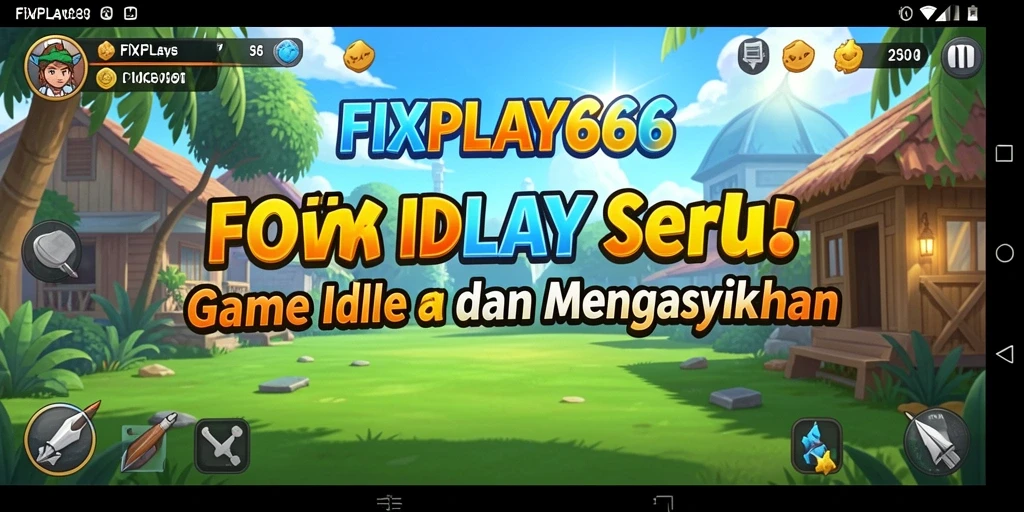 Tampilan gameplay <strong>FIXPLAY666</strong> yang mengasyikkan dalam mode Idle.