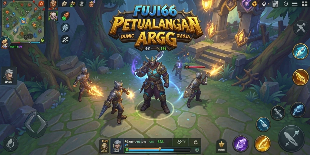 Tampilan gameplay seru dan aksi mendebarkan di FUJI66.