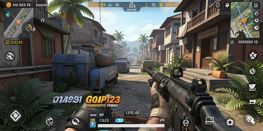 Screenshot gameplay GOCAP123 menampilkan aksi mendebarkan.