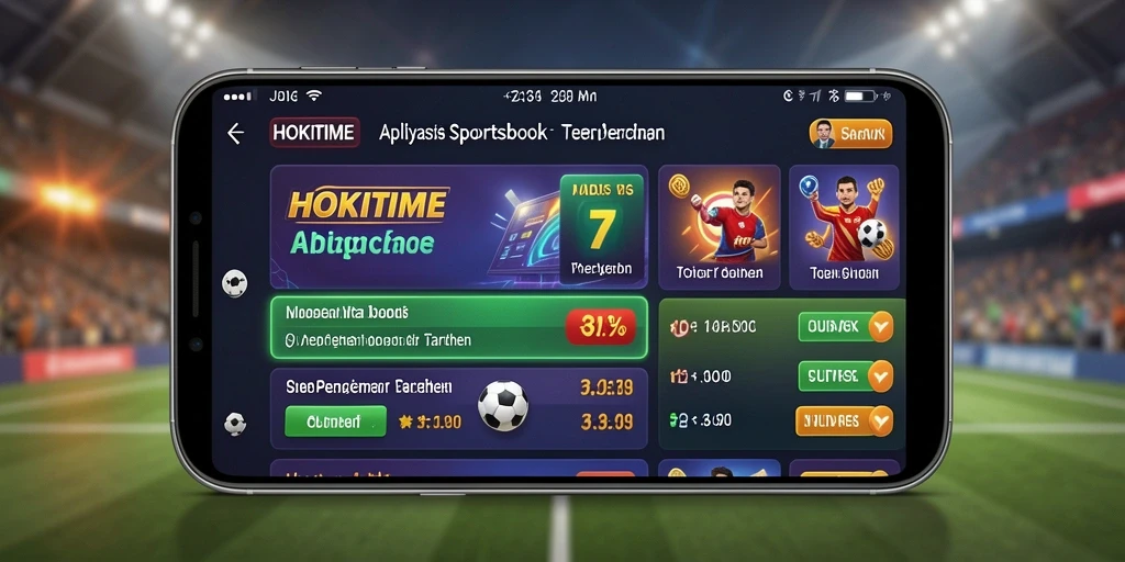 Tampilan antarmuka aplikasi HOKITIME yang menarik dan mudah digunakan.