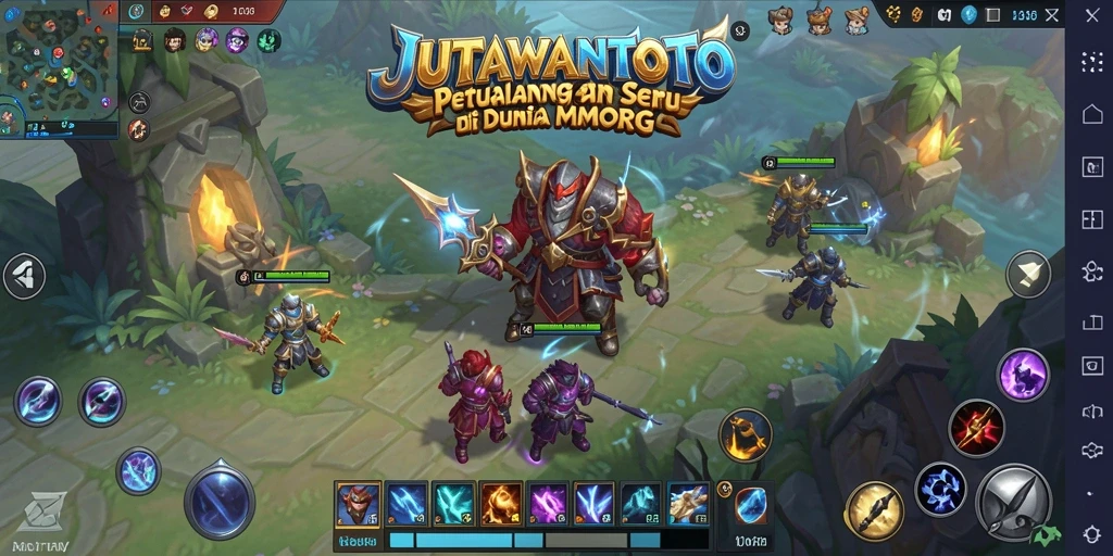Gambaran gameplay epik di dunia JUTAWANTOTO yang menakjubkan.