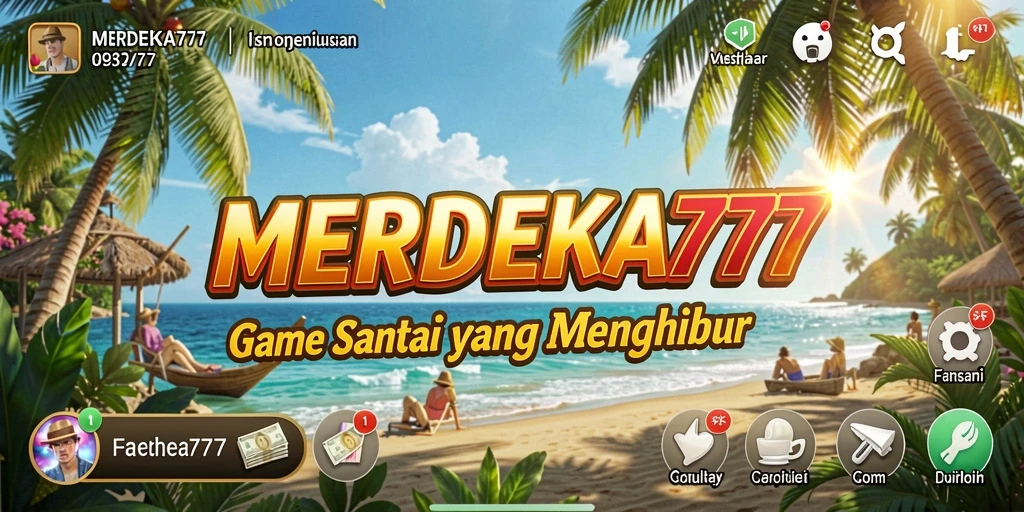 Gambaran gameplay MERDEKA777 yang penuh warna dan menawan.