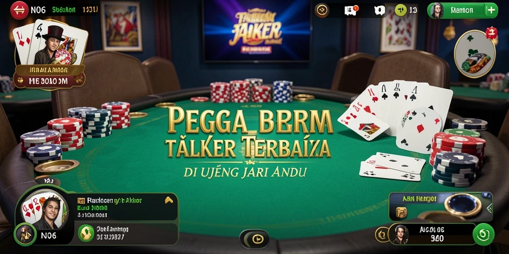 Screenshot menarik gameplay poker N06 yang seru dan kompetitif.