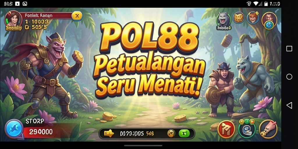 Screenshot menunjukkan momen seru dalam permainan POL88.