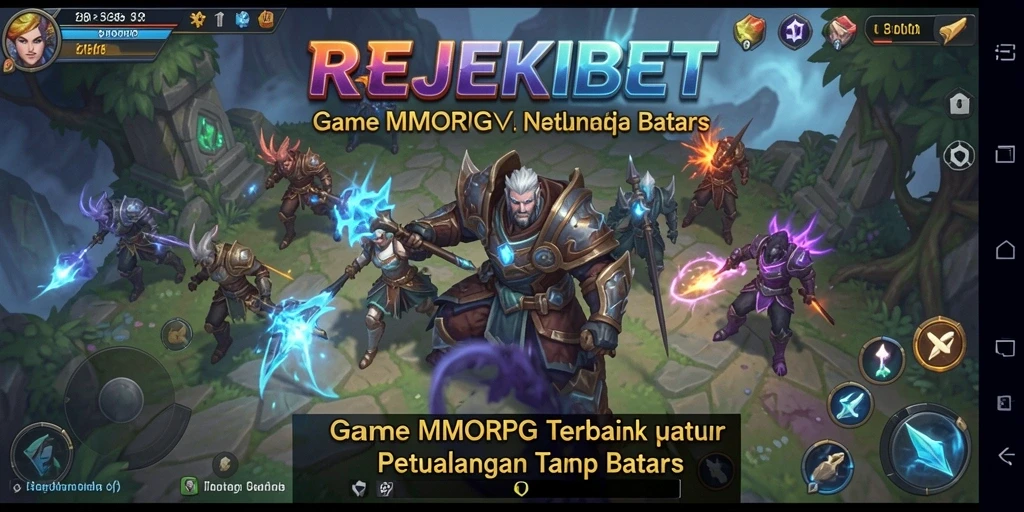 Gameplay seru di dunia fantasi MMORPG REJEKIBET.