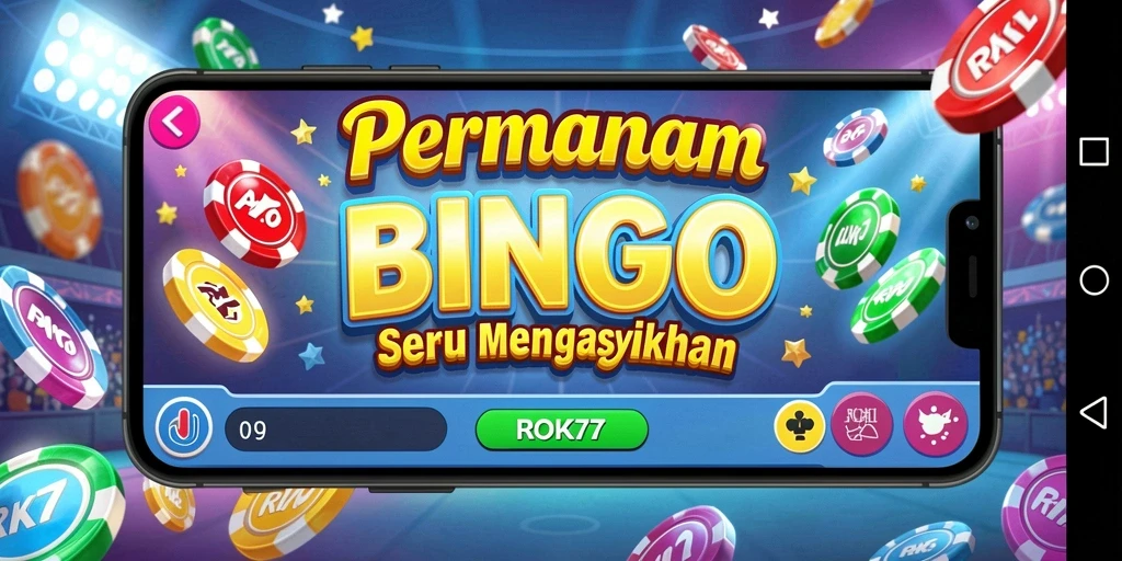 Screenshot gameplay RK77 menampilkan keseruan bermain Bingo.