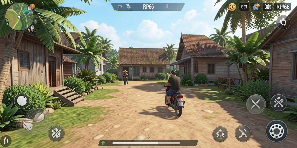 Skrinsut gameplay RP66 yang seru dan menghibur.