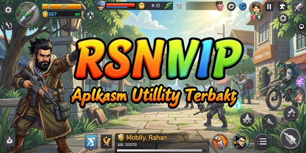 Screenshot utama RSNVIP menunjukkan fitur pengingat dan daftar tugas yang praktis.