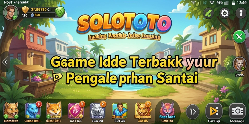 Tampilan gameplay SOLOTOTO yang santai dan menarik.