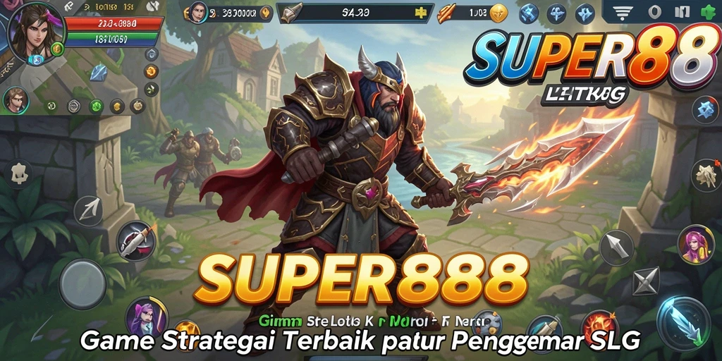 Tangkapan layar gameplay penuh aksi dari SUPER88.